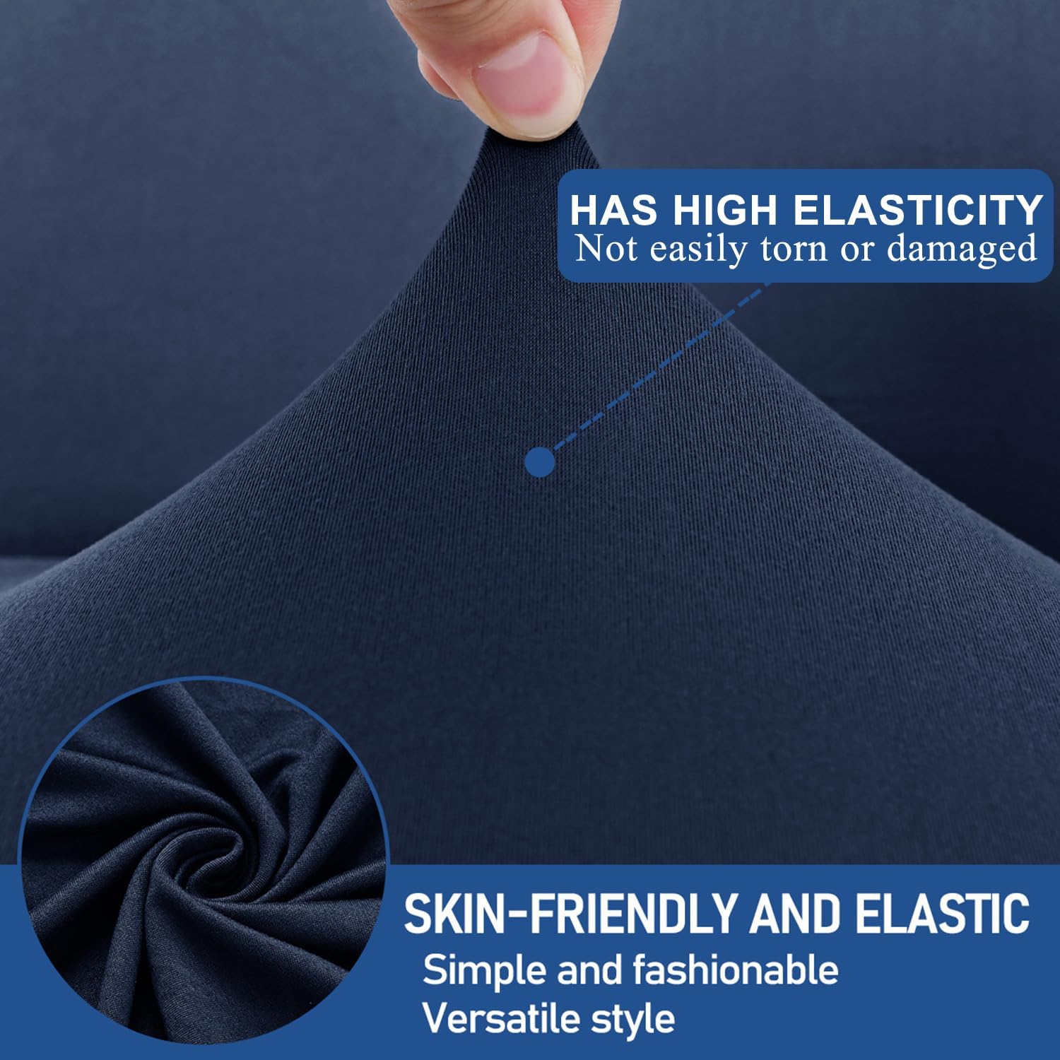 Greyc,2pcs, Bar Stool Cover with Back 2/4 Pack Barstool Chair Slipcovers Square Swivel Bar Chair Slipcover Stretch Fabric Low Back Chair Protector Soft Full Wrap Machine Washable