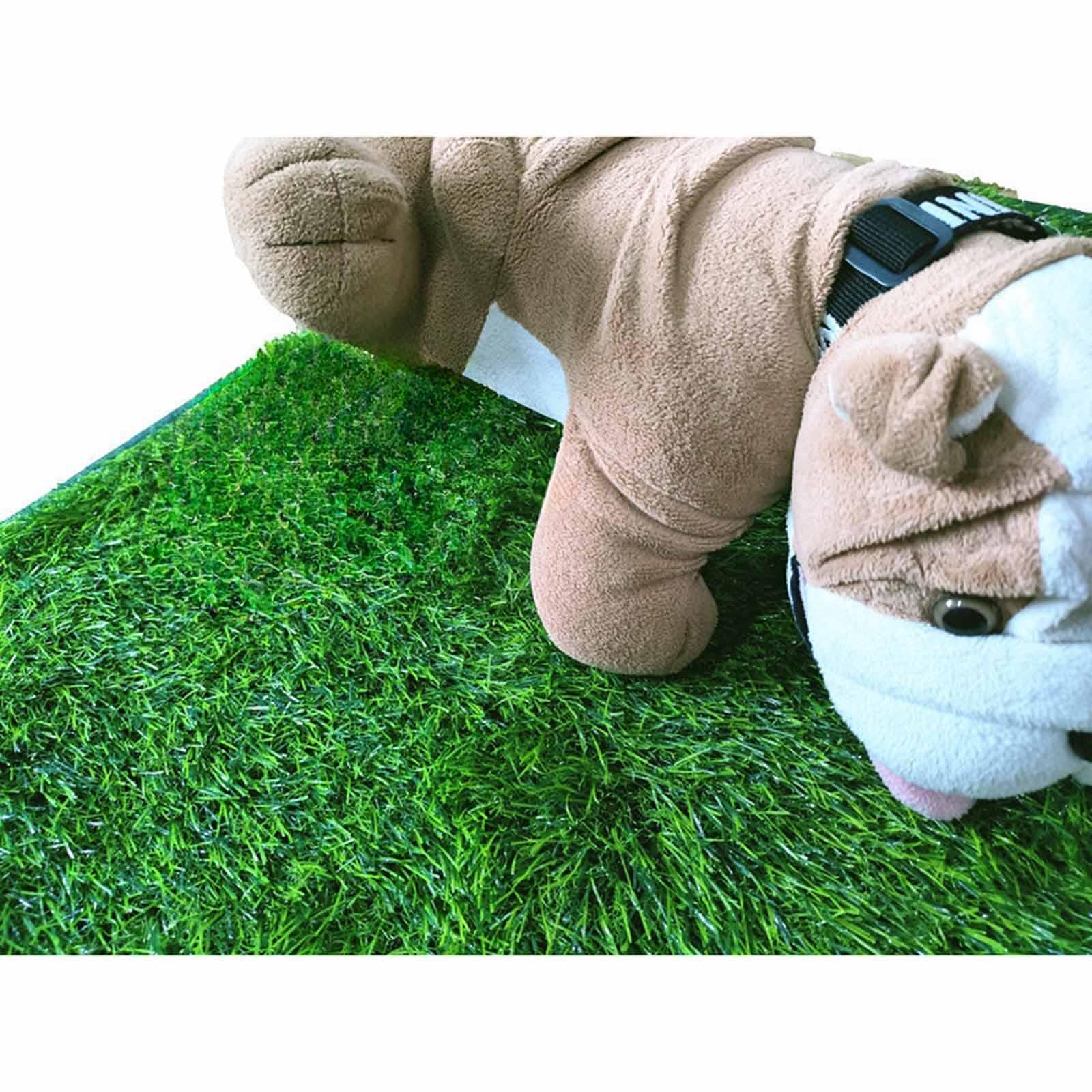 Kunstrasenmatte für Hunde, Töpfchen, Töpfchen Trainingsunterlage, Leicht zu Reinigen, Kunstrasenmatte, 70cmx90cm