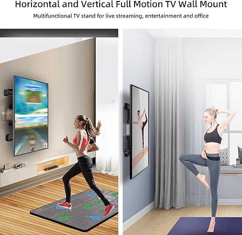 Miniatura 7 de Soporte de pared para TV de rotación vertical y horizontal de 32 a 65 pulgadas, soporte de movimiento completo, se adapta a pantallas LED LCD de