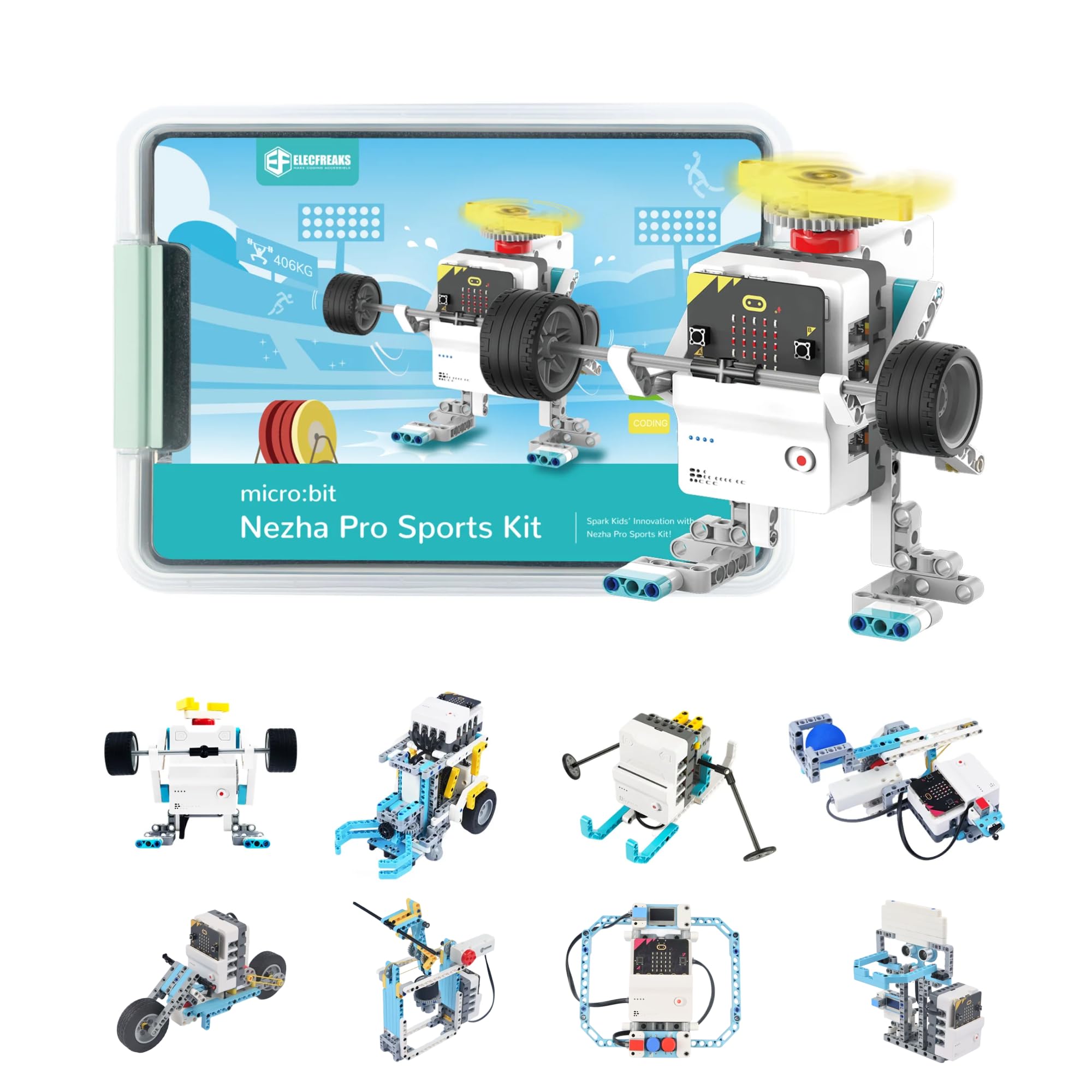 Amazon.com: ELECFREAKS Micro:bit Sport Kit with Nezha Pro