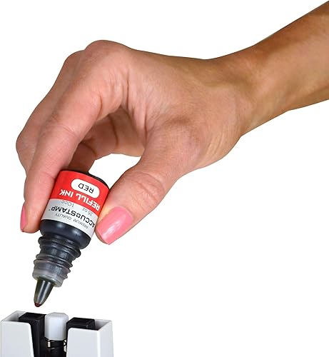 Miniatura 2 de Accu-Stamp - Recambio de tinta, pretintado, rojo y azul