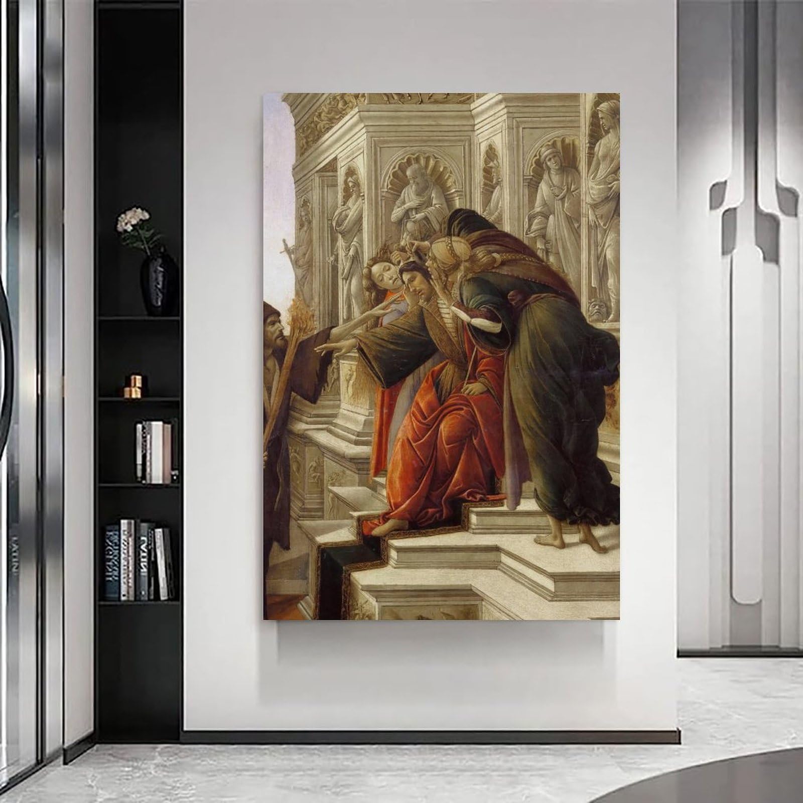 Generisch Sandro Botticelli's The Calumny of Apelles Art Poster Lienzo Impresión artística 20 x 30 Pulgadas