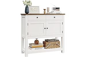 Farmhouse Console Table with Timeless Rustic Charm