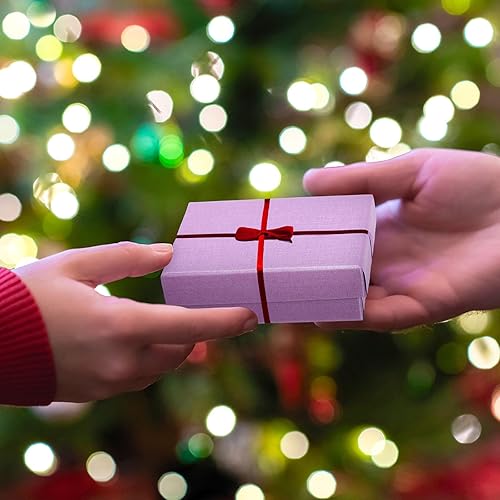 Miniatura 3 de 36 cajas de regalo para joyas, cajas de regalo pequeñas para joyas, collares, anillos, aretes, caja de almacenamiento de regalo con cojín y tapa,