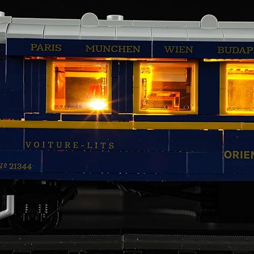 Miniatura 7 de BRIKSMAX Kit de iluminación para Lego-21344 The Orient Express Train - Compatible con Lego Ideas Building Set- No incluye Lego Set
