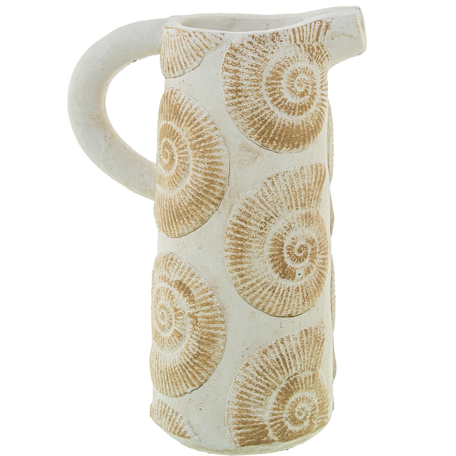 Vase en céramique blanc 18x10x26 cm une idée cadeau crémaillère idéale