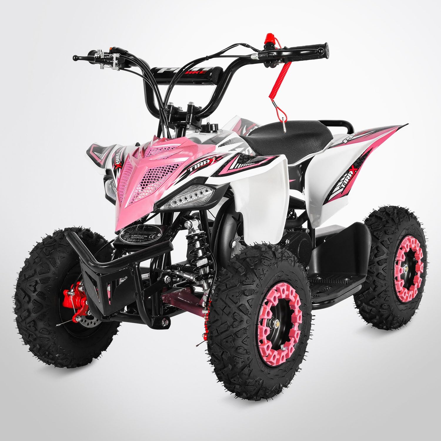 Pocket Quad TIRAX 49 - Mini Quad Enfant 50cc - Rose et blanc
