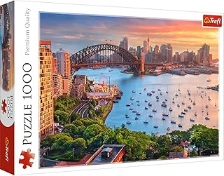 Comprar Trefl - Sydney, Australia - Puzzle 1000 Elementos - Panorama de La Ciudad, Bahía Pintoresca, Puzzle DIY, Entretenimiento Creativo, Diversión, Puzzles Clásicos para Adultos y Niños a Partir de 12 Años
