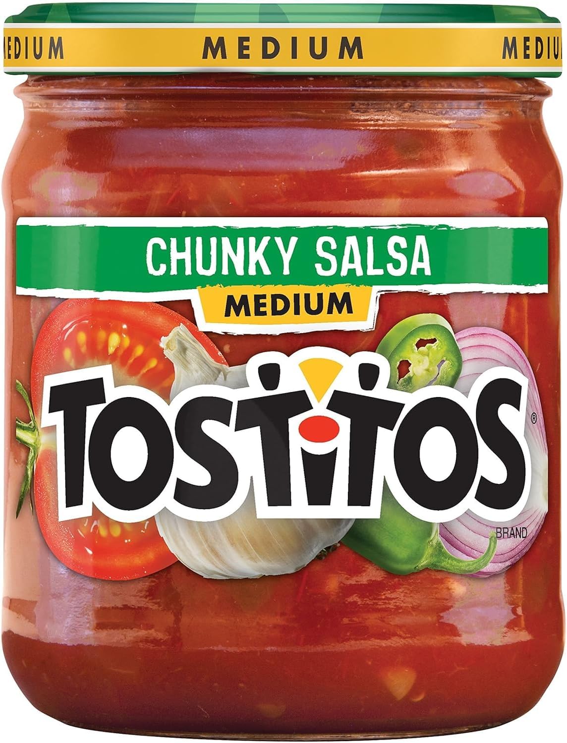 Tostitos Chunky Salsa Medium 15.5 OZ, 439.4g (Imported)
