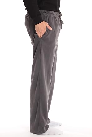 #followme Microfleece Mens Solid Pajama Pants