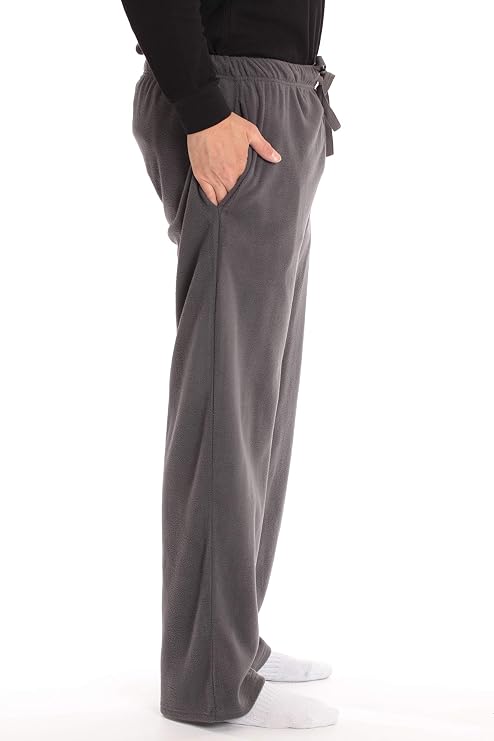 #followme Microfleece Mens Solid Pajama Pants