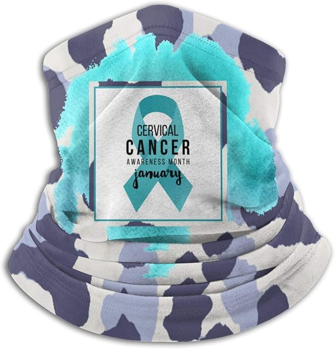 Cervical Cancers Awareness Outdoor Adult Unisex Face Mask Neck Guard