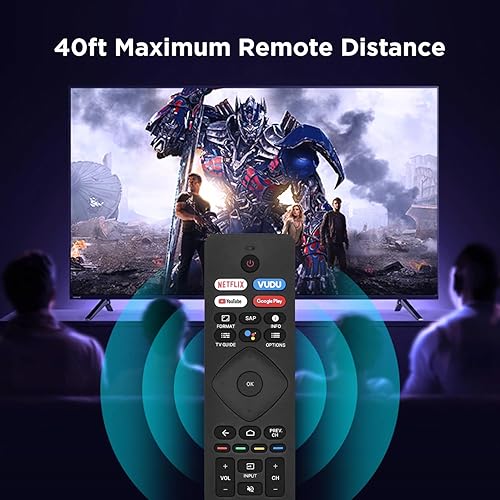 Miniatura 10 de NH800UP RF402A-V14 Reemplazo de control remoto para todos Philips Android LED LCD 4K Smart TV 43PFL5766F7 50PFL5704F7 55PFL5604F7 55PFL5704F7