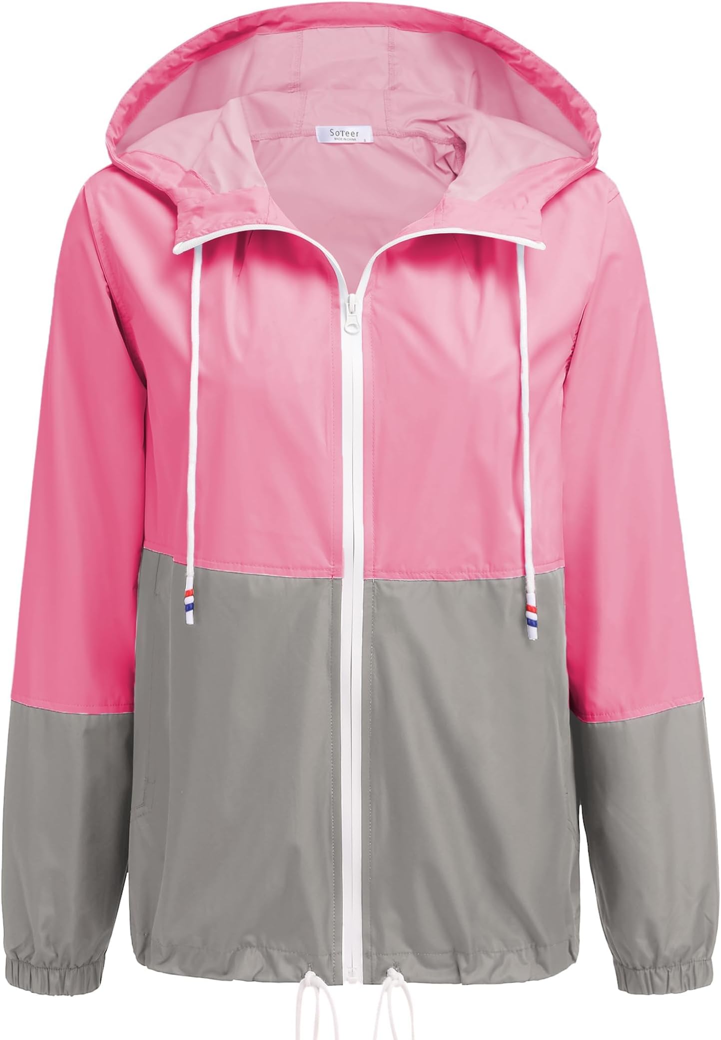 Women's Waterproof Raincoat Outdoor Hooded Rain Jacket Windbreaker S-XXXL