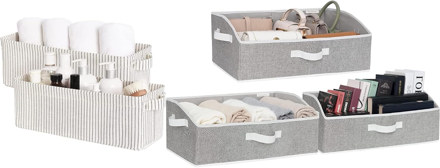 StorageWorks 2Pack Narrow Storage Bins with 3Pack