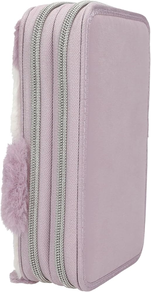Sac à Dos Princess Mimi Pingouin - Sac D'école Ludique En Lilas Avec Fourrure Douce Et Design Adorable