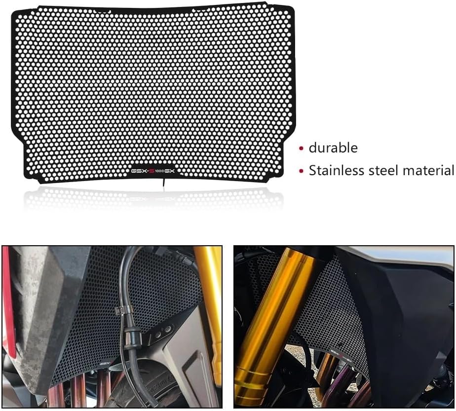 Motorcycle Radiator Guard Motorcycle Radiator Shroud Protector for Gsxs1000gx Gsxs1000gx Grille Radiator Shroud for GSXS1000GX GSXS 1000GX 2024+Radiator Guard