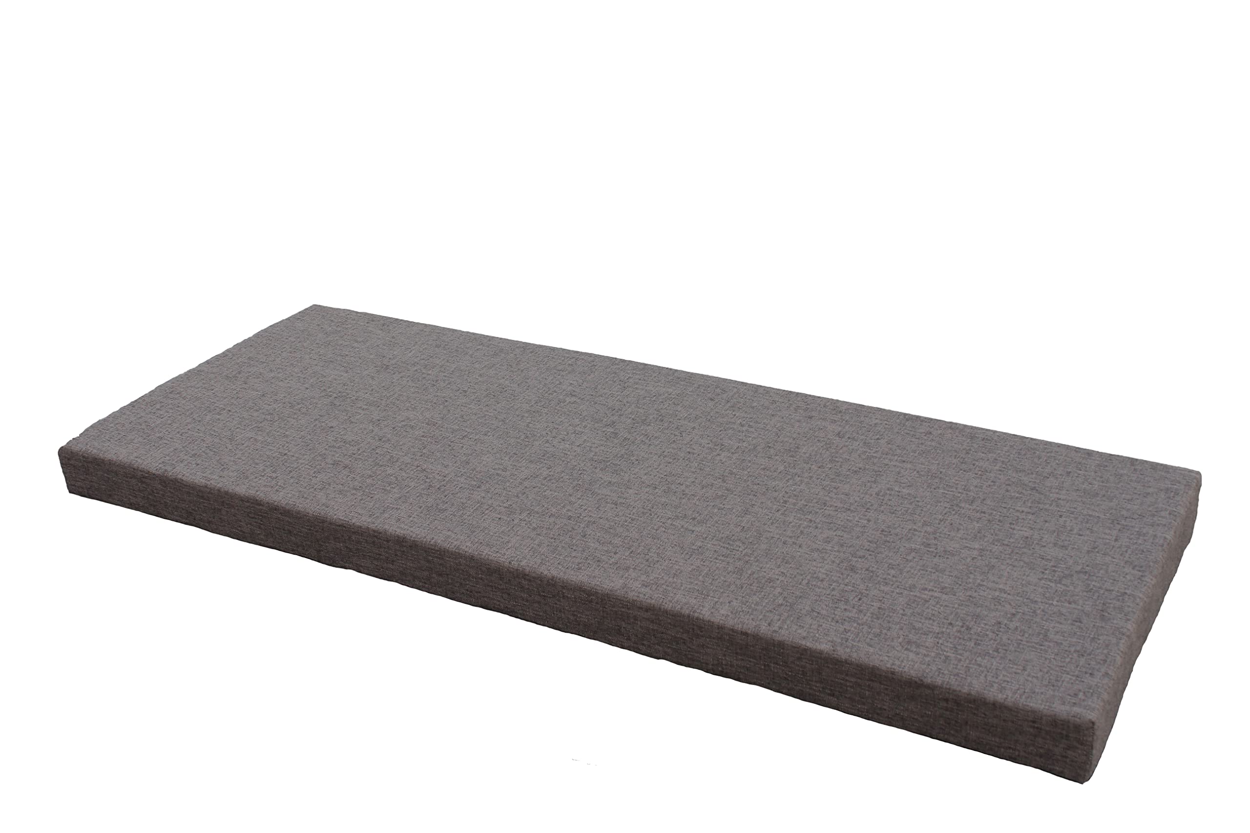 spreedling Custom Size Window Seat Pad, Loveseat Cushion, Chair Cushion, Swing Pads, Couch Cushion, Bench Cushion, (Color: Brown-black, Size: 45cmx45cmx5cm)