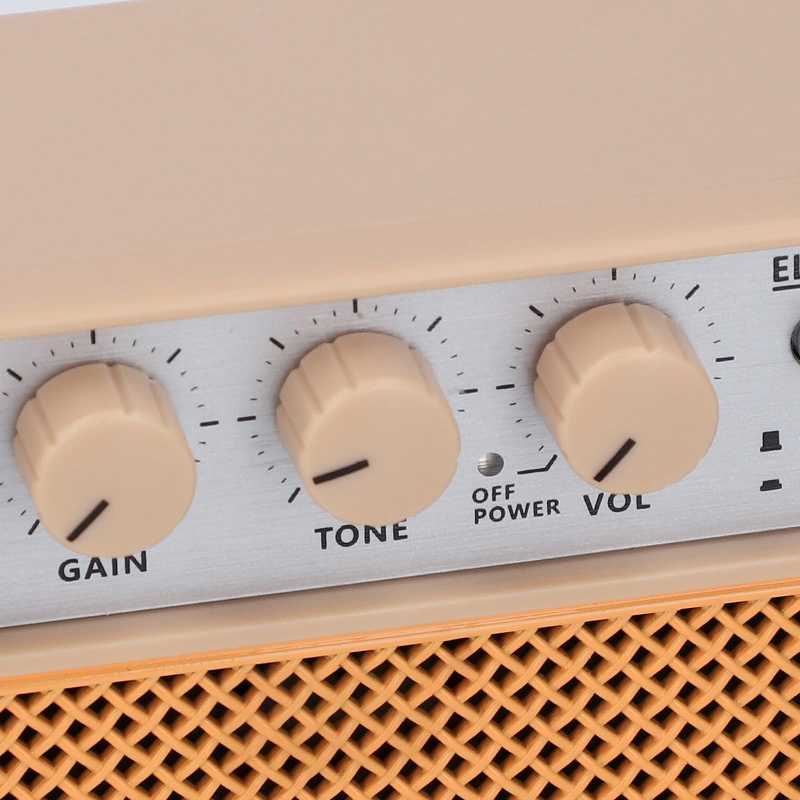 Jeffergarden Mini Amplificatore per Chitarra da 10 W Ricaricabile Portatile con di Azionamento Puliti, Doppi Altoparlanti per Esercitarsi con il Basso Elettrico per Interni Ed Esterni