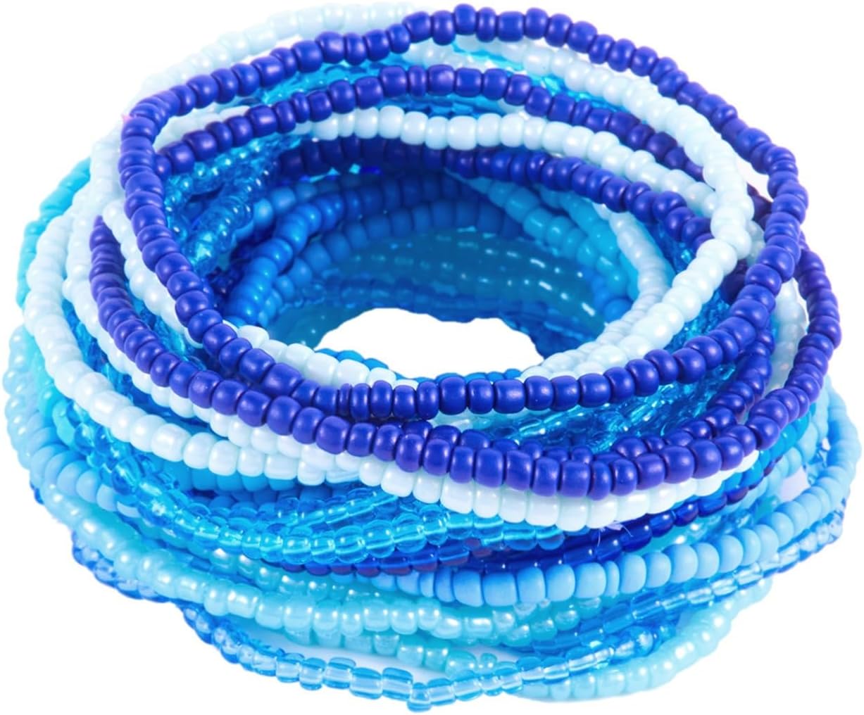 Bohemian Crystal Seed Beads Stackable Bracelets for Women Summer