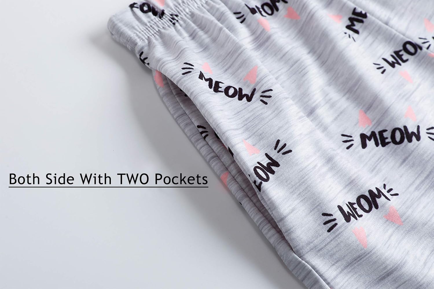 Big Girls Summer Cute Pajama Sets Striped Hearts Shape Printed Sleepwear - Image 6