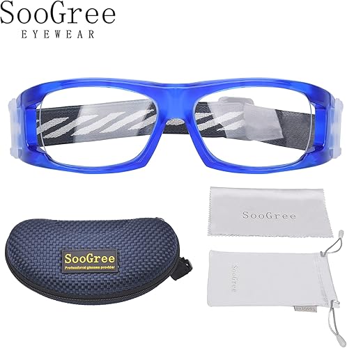 Miniatura 8 de Gafas deportivas para niños, gafas protectoras, gafas de seguridad ocular, reemplazables a lentes graduadas de 8 a 16 años