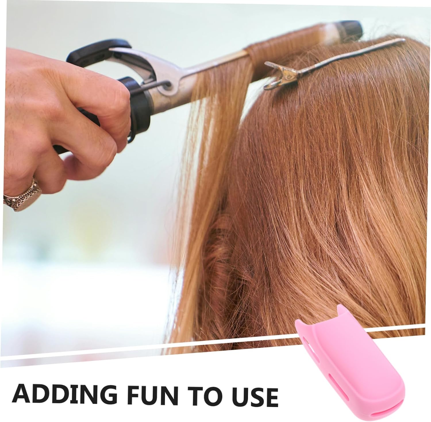 Silicone Sleeve for Curling Iron Hair Iron Cover Holder Heat Insulation Hair Tool Protector for Straighteners and Curling Irons Removable Washable Styling Accessory 3.54 X 1.57 X 1.18 in image 3