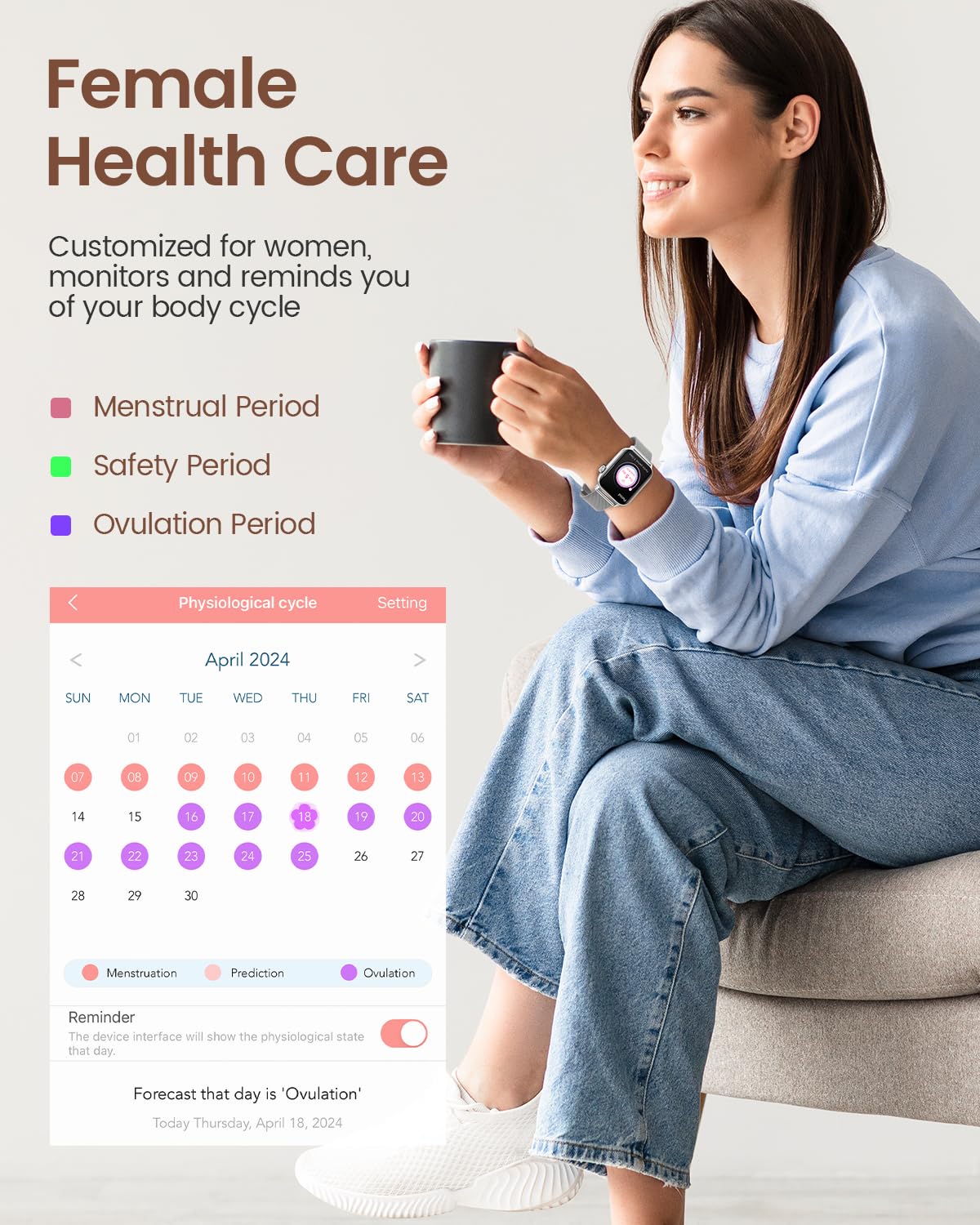 BANLVS Smartwatch Donna con Chiamate, 1.85" Orologio Smartwatch 3 Cinturini 110+ modalità Sportive con SpO2/Sonno/Contapassi, Impermeabile IP68 Fitness Tracker per iOS Android, Argento