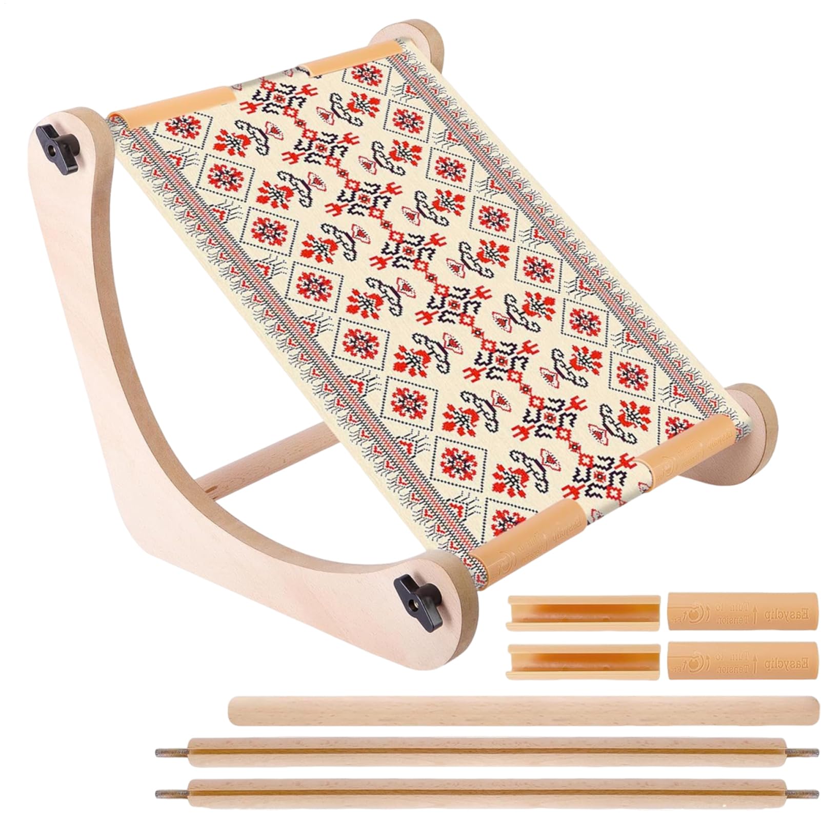 Soportes Para Bordado Manual Costura Suministros Accesorios Marcos | Bastidor Bordado Madera Ajustable Accesorios Costura y Marcos Acolchado Hogar Viaje Mesa Cama Silla
