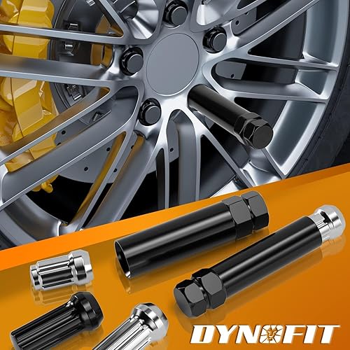 Miniatura 5 de Dynofit Juego de llaves de vaso de 6 y 7 puntos para tuercas de repuesto M14X1.5M14X2.0M12X1.5M12x1.25, tuercas estriadas con llave hexagonal de