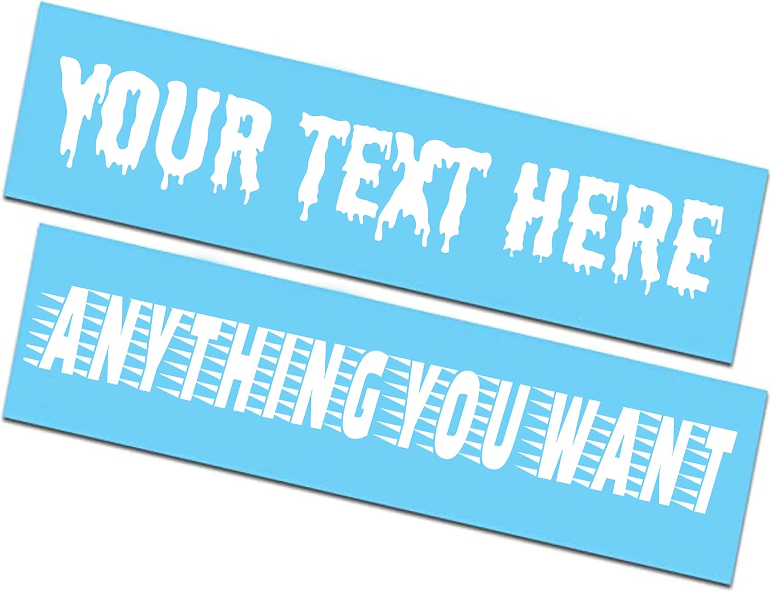 VulgrCo Design Your Own Custom Vinyl Decal Sticker Letters