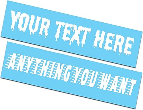 VulgrCo - Diseña tu propia calcomanía de vinilo personalizada, letras, iniciales, monogramas, ventana de carro, taza, regalo, placas, letrero