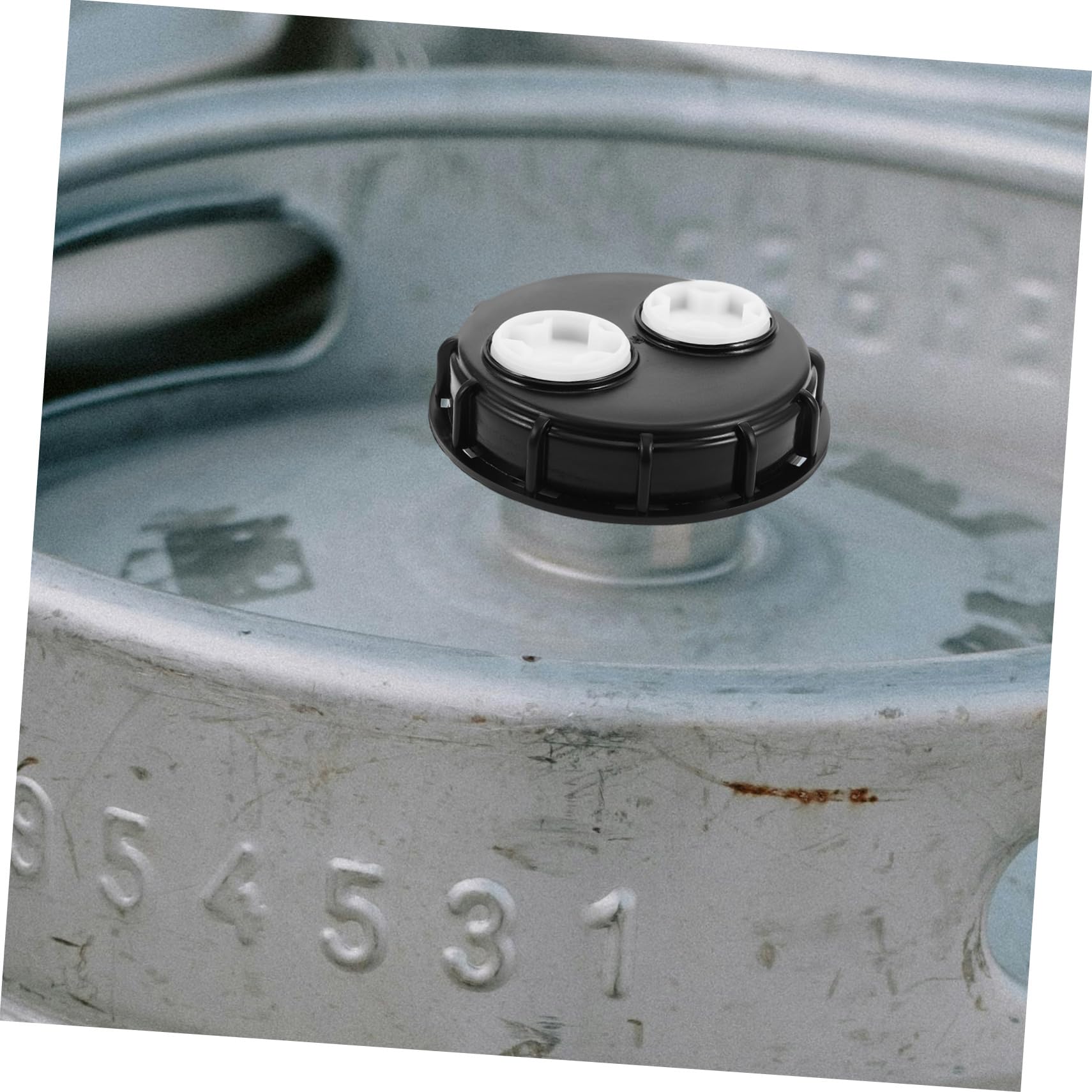 Cabilock 2piezas Tapa de Contenedor IBC con Orificio de Ventilación Tapa de Tanque de Agua de Lluvia de Reemplazo para Cubo de Almacenamiento para Uso Contenedores Industriales