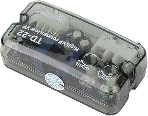 Miniatura 5 de Fydun Convertidor de alto a bajo para audio de coche, convertidor de audio estéreo de alta a baja frecuencia, convertidor de nivel de altavoz con