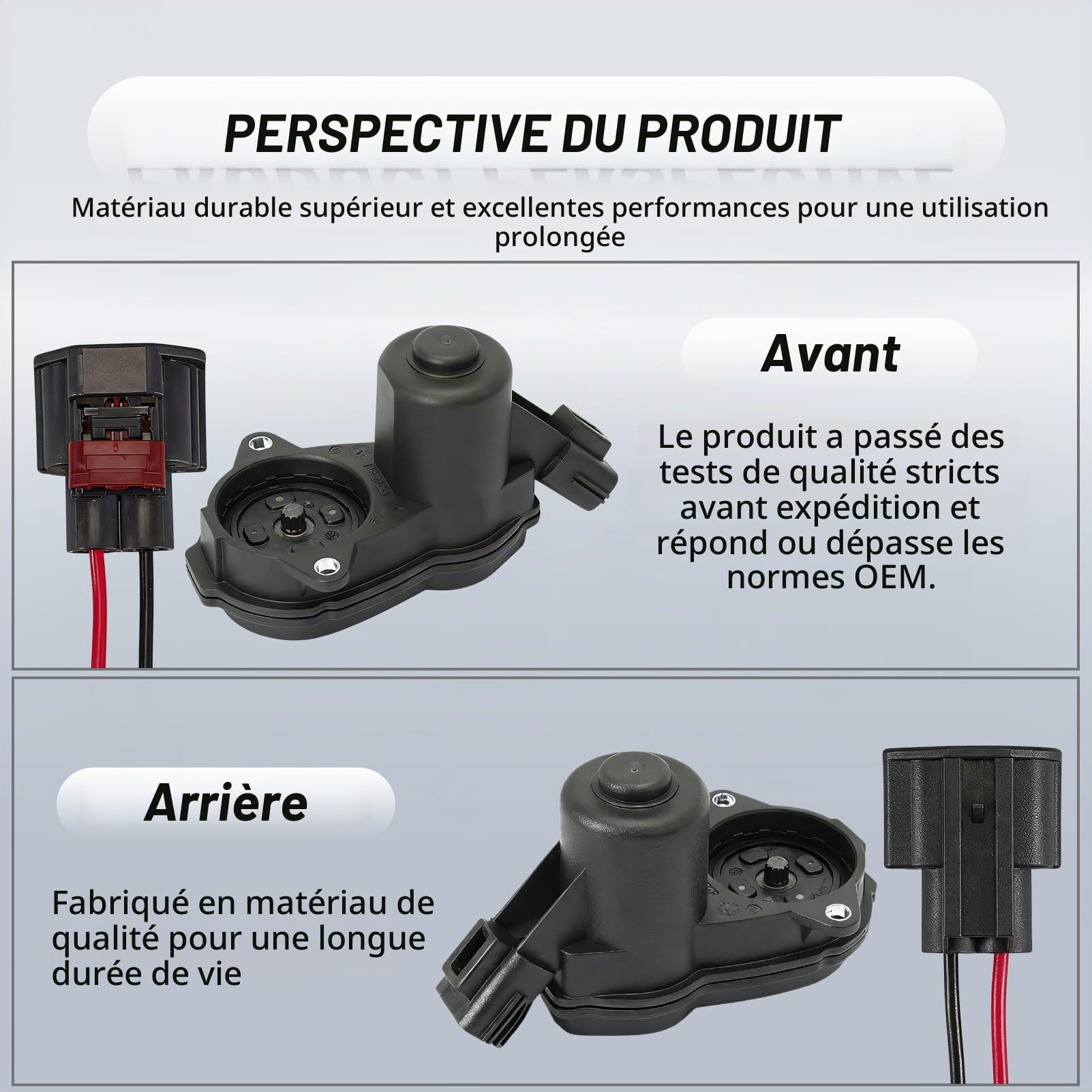 Moteur d'Étrier de Frein à Main Arrière avec Fiche pour Scénic III
