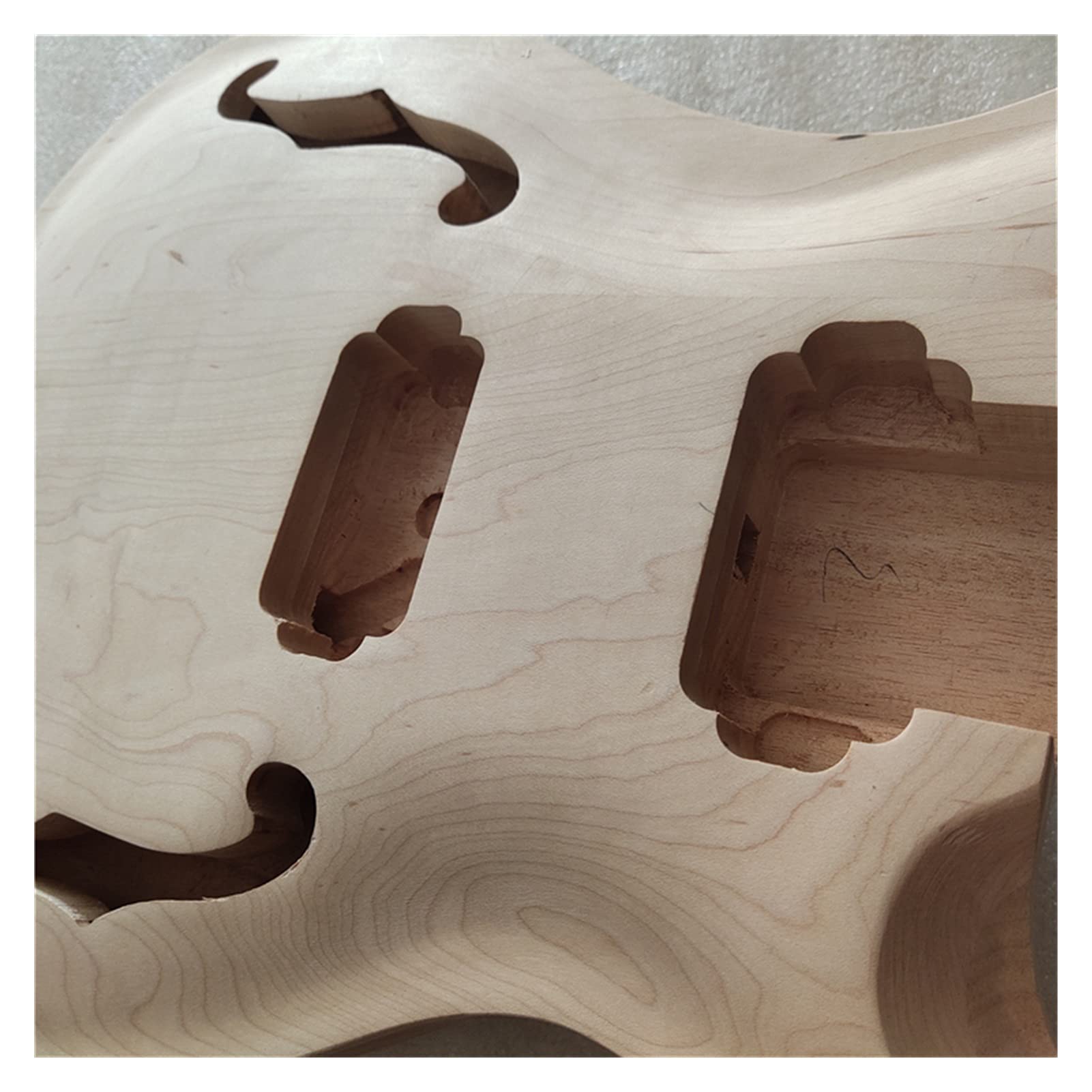 Corpo Chitarra Fatto a Mano 1 Set Collo di Chitarra Non Finito E Corpo per PRS. Kit per Chitarra Elettrica in Stile