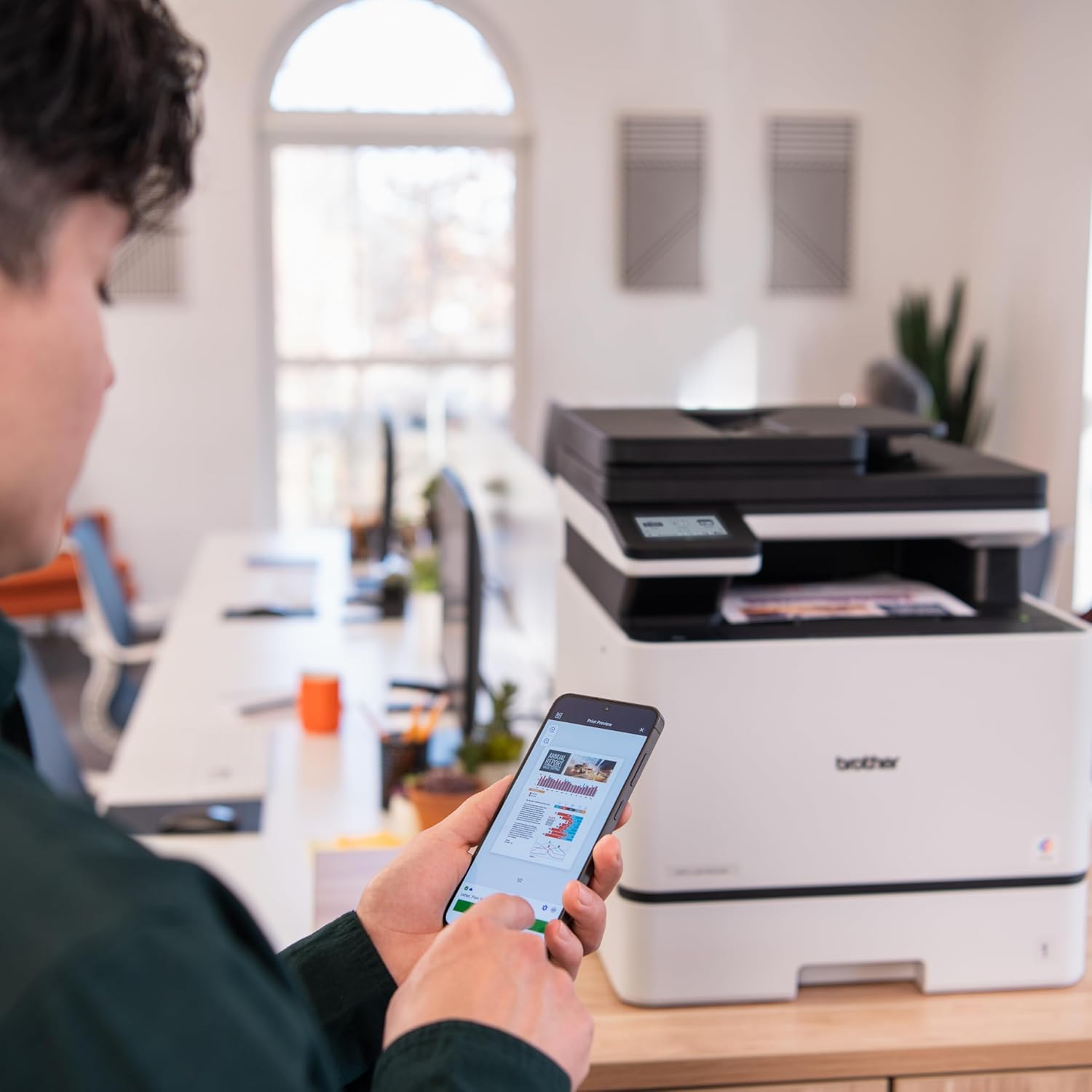 Brother MFC-L8730CDW Business Color Laser All-in-One Printer with Duplex Print, Scan, Copy, Wireless Networking, and Advanced Security Features