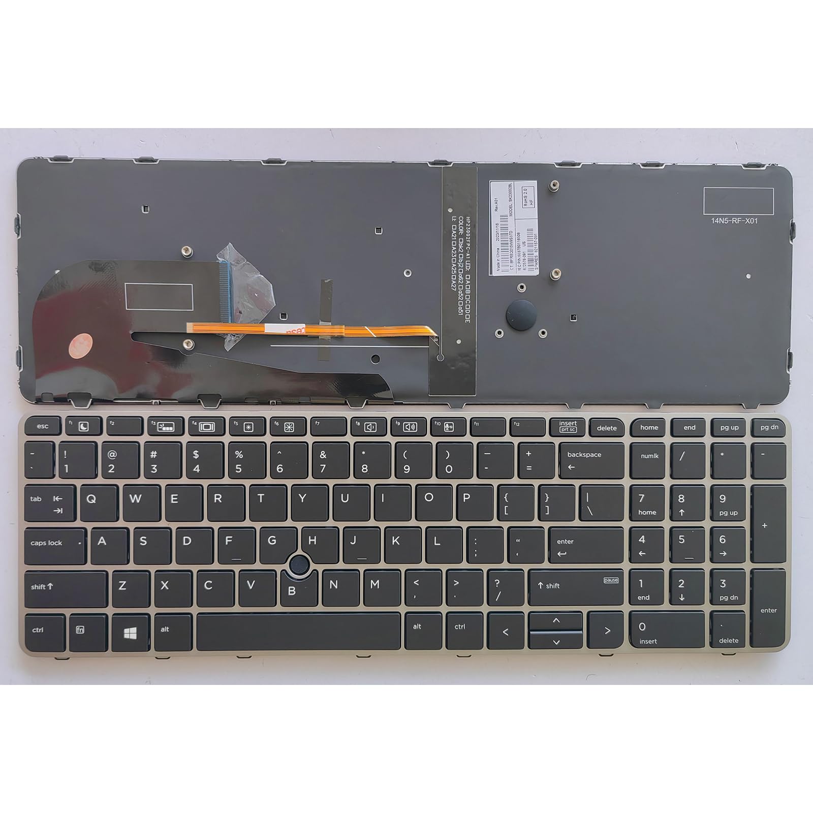 Clavier US pour HP Elitebook 850 idéal pour la saisie de code - 2