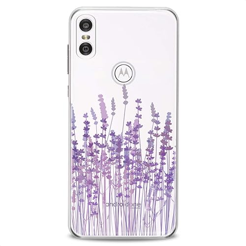 Cavka Funda de TPU compatible con Motorola G9 G8 Plus G7 E20 P40 Z4 Edge 20 G22 Stylus Niñas Silicona Flexible Púrpura Mujeres Transparente Suave