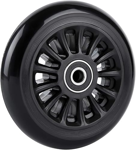 Miniatura 6 de Easy Roller Ruedas de repuesto con rodamientos ABEC-9 para Ez Rollers Classic Drifter Junior New Twist On A Classic Scooters - Juego de 3 (negro)
