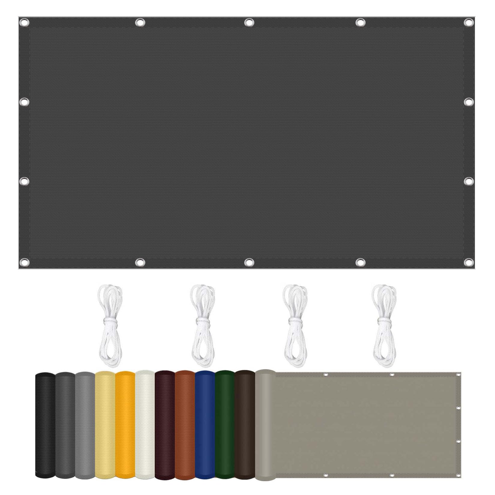 Polyester Zonnezeil UV-bescherming | Laatste Stuk! - Schaduwdoeken Polyester Zonnezeil UV-bescherming | Laatste Stuk! - Schaduwdoeken