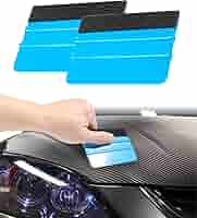 4 Spatole Per Pellicole Adesive - Con Feltro Per Auto E Finestre - Foto 9