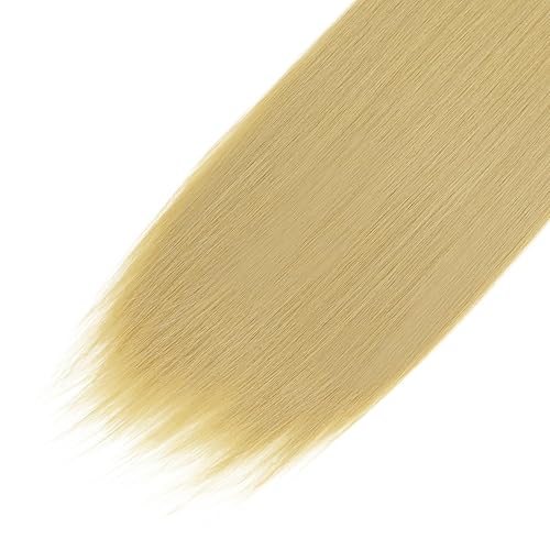 Miniatura 8 de Extensión de cola de caballo larga y recta con banda elástica de 24 pulgadas, color rubio oscuro, sintético, natural y suave, extensiones de cabello