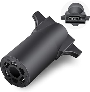 Nilight 7 Way to 4-Way Flat Blade Trailer Adapter