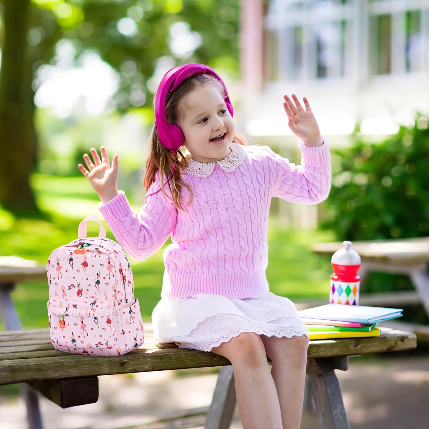 Zicac Toddler Backpack for Boys Girls 12 inch Mini Kids Backpack for School & Travel, Preschool Kindergarten Daycare Backpack - Image 7