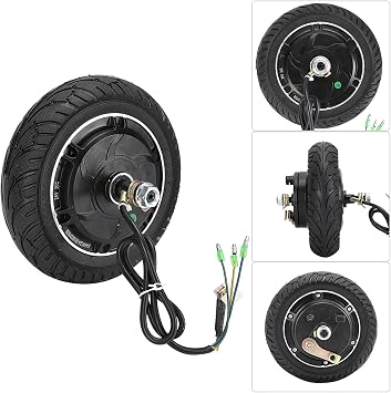 LIANGLIDE Hub Motor 36V 350W, 8in Brushless Wheel Hub Motor for Electric Scooter & Universal Fit, Front & Rear Wheel Drive