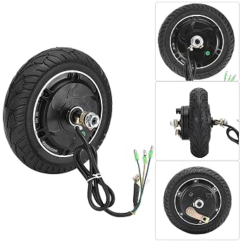 Electric Scooter Brushless Wheel Hub Motor 350W Power 8 Solid Tire Auto Accessories