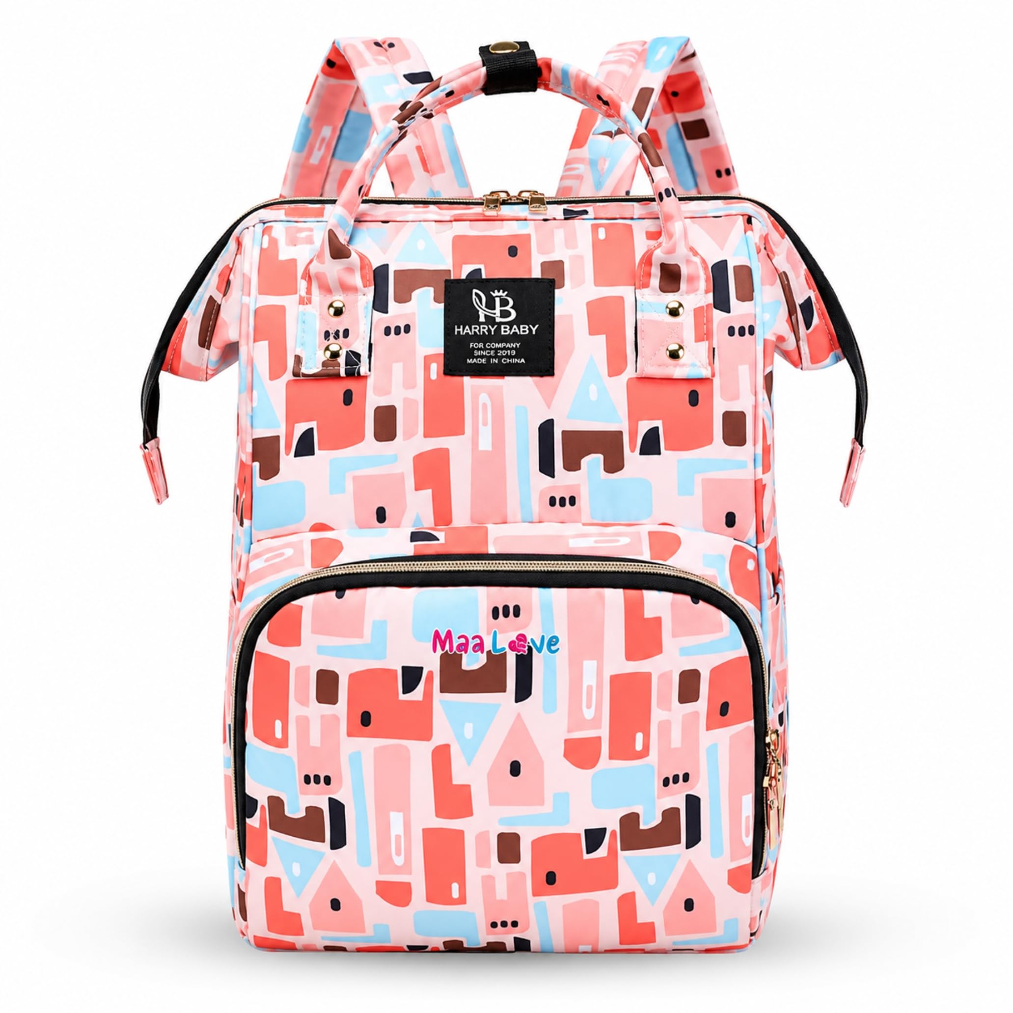 MaaLove Multifunctional Diaper Bag | for Mothers for Travel | Travelling Bag, Backpack Maternity Bags for Mother and Baby (City Red)-image-16