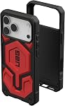 URBAN ARMOR GEAR UAG Conçu pour iPhone 17 Pro Max Cas Monarch Pro - Compatible avec MagSafe Couverture de protection militaire, élément Kevlar vert