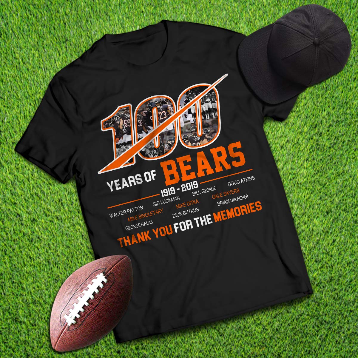 100 Years Of Bears 100th Anniversary Football Champions Player